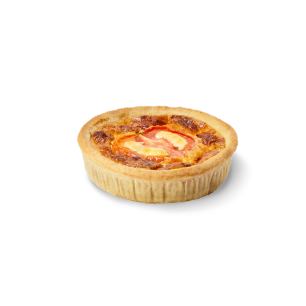 Individual Bacon & Tomato Quiche