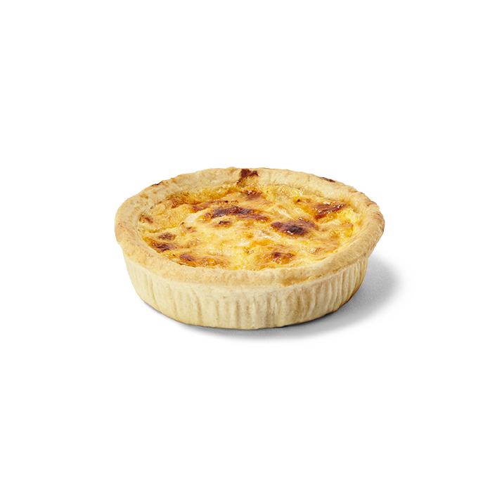 Individual Cheese & Onion Quiche