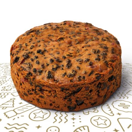Large Rich Fruit Cake (Uniced)