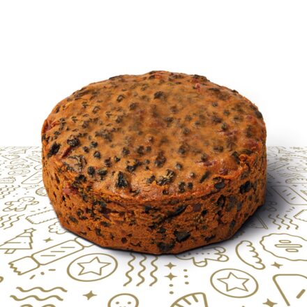 Medium Rich Fruit Cake (Uniced)