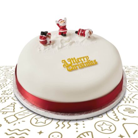 Large Father Christmas Fruit Cake